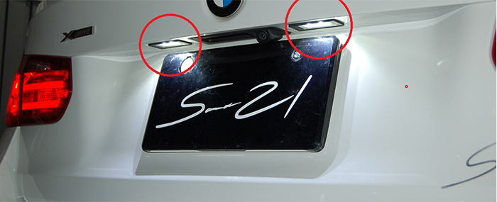 BELLOF　ライセンスランプユニット BMW　DBA701