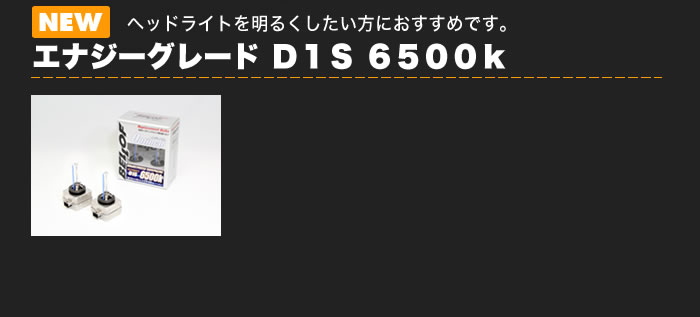 エナジｰグレｰドD1S 6500K