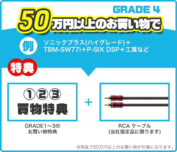 50万円以上のお買い物